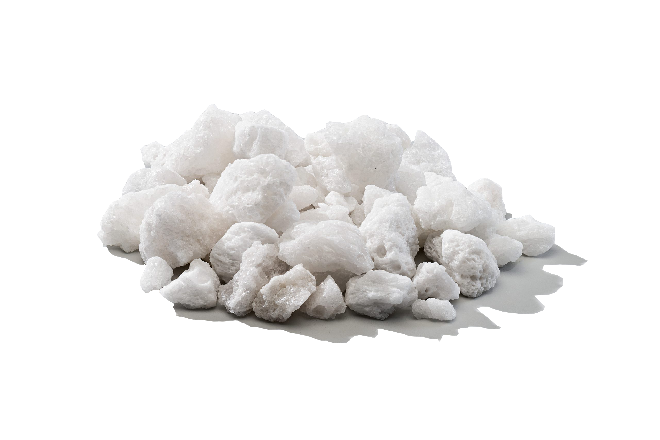 A relevant stock photo of abrasive white fused alumina in a typical setting.