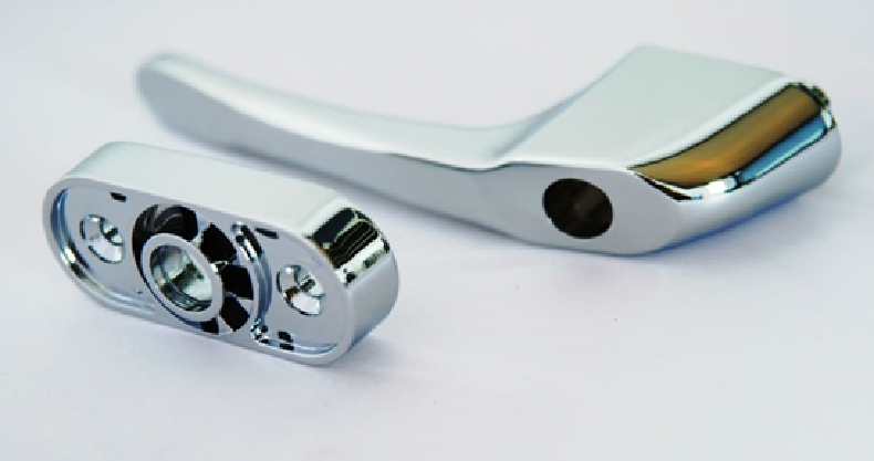 A relevant stock photo of aluminium chrome in a typical setting.