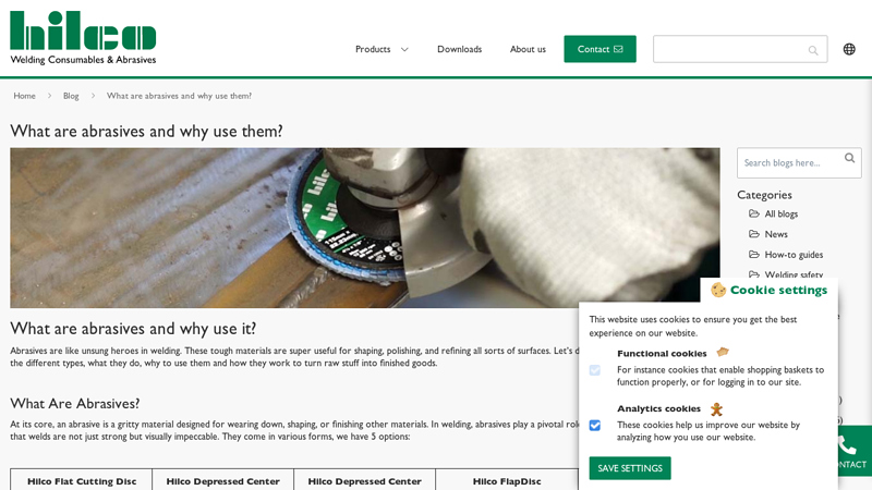 What are abrasives and why use them? - Hilco Welding