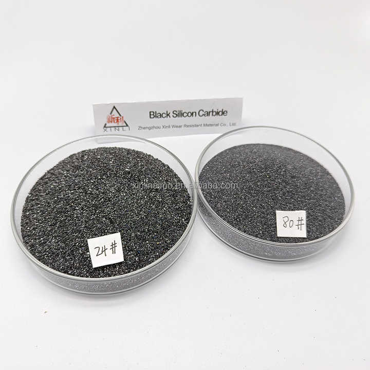 Illustrative example of black carborundum from Google Search