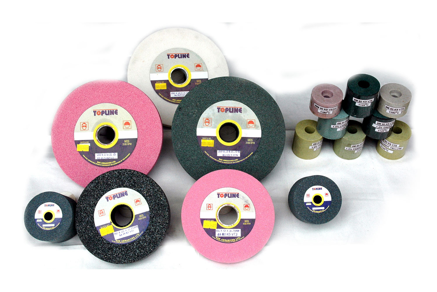 Illustrative example of bonded abrasives from Google Search