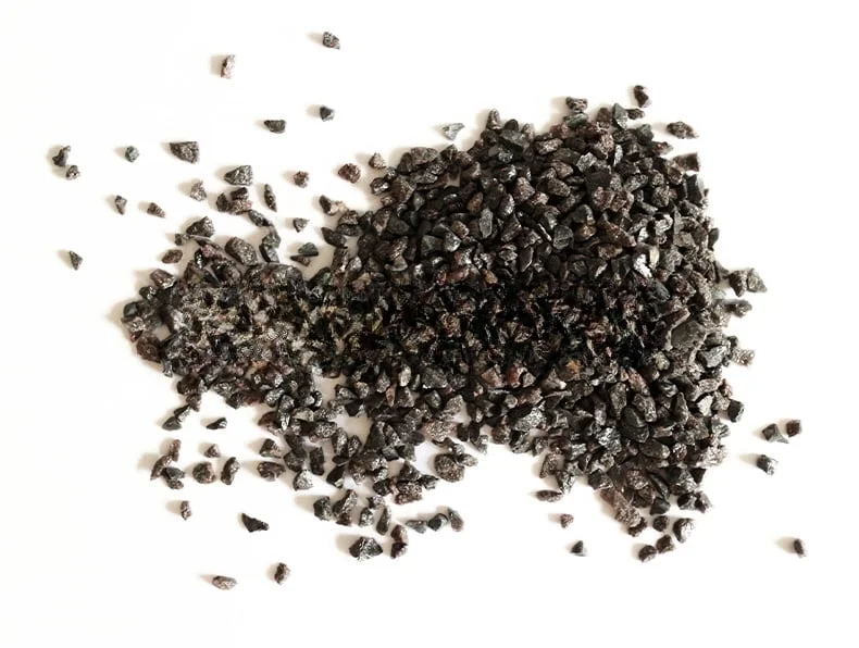 A relevant stock photo of brown fused alumina 180# in a typical setting.