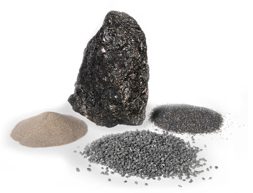 A relevant stock photo of brown fused alumina bulk density in a typical setting.