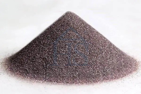 A relevant stock photo of brown fused alumina manufacturing process in a typical setting.