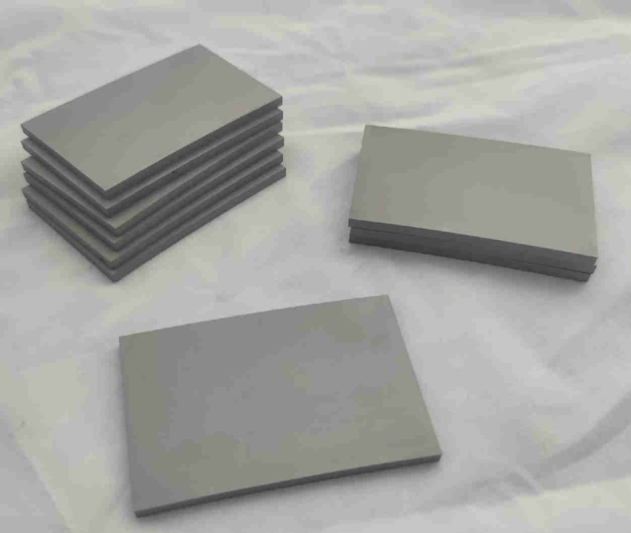 A relevant stock photo of carbide blocks in a typical setting.