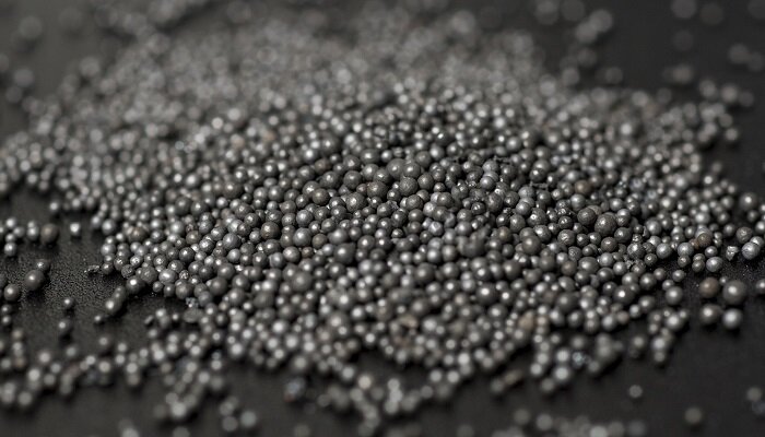 A relevant stock photo of carbide pellets in a typical setting.