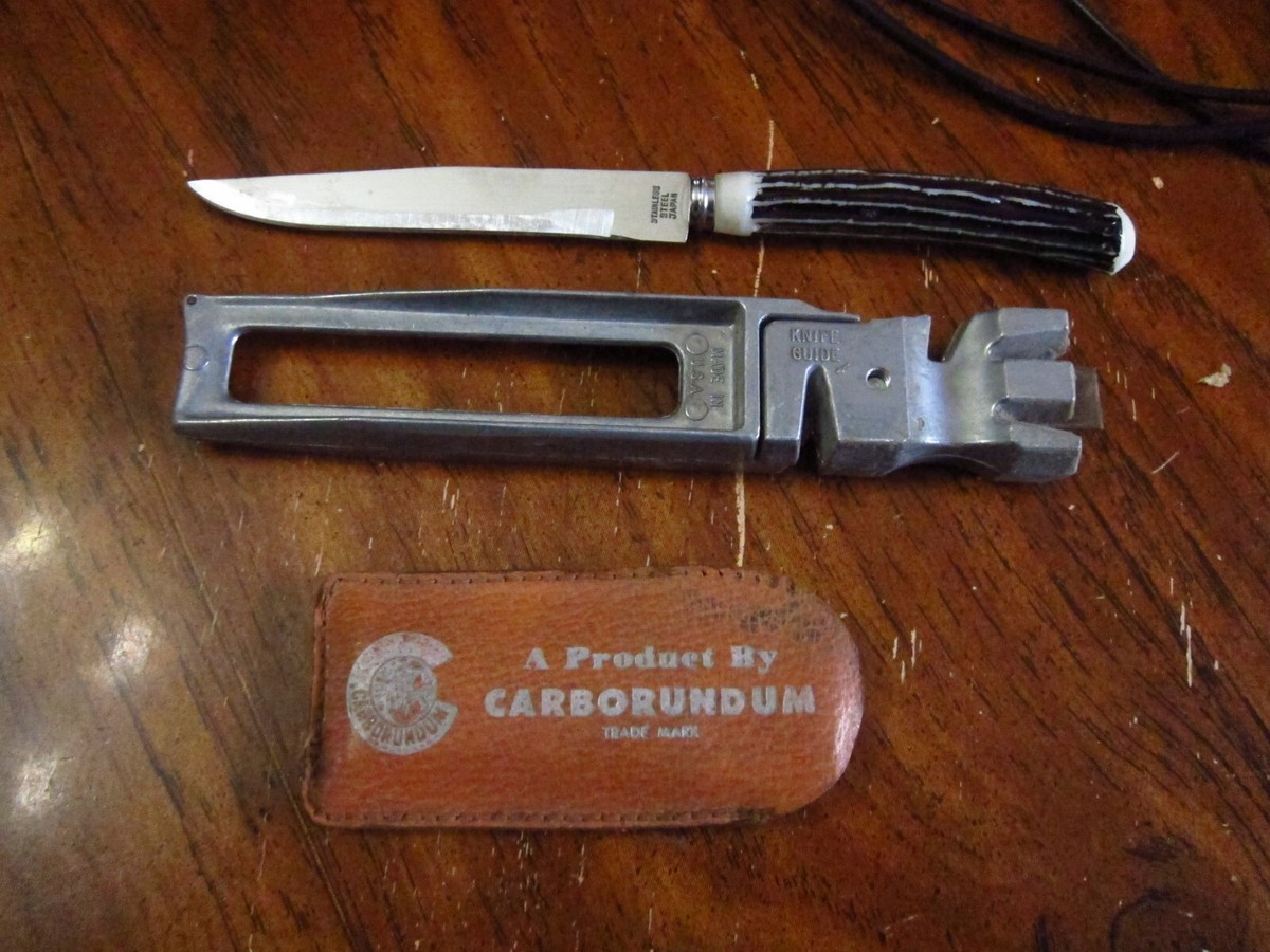 A relevant stock photo of carborundum blades in a typical setting.