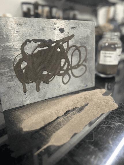 Illustrative example of carborundum etching from Google Search