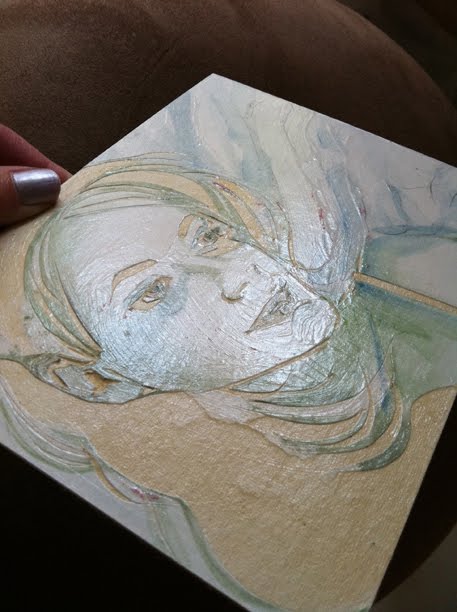 Illustrative example of carborundum printmaking from Google Search