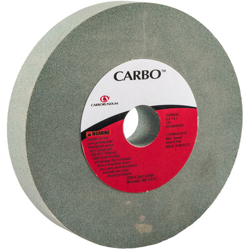 Illustrative example of carborundum stone for grinder from Google Search