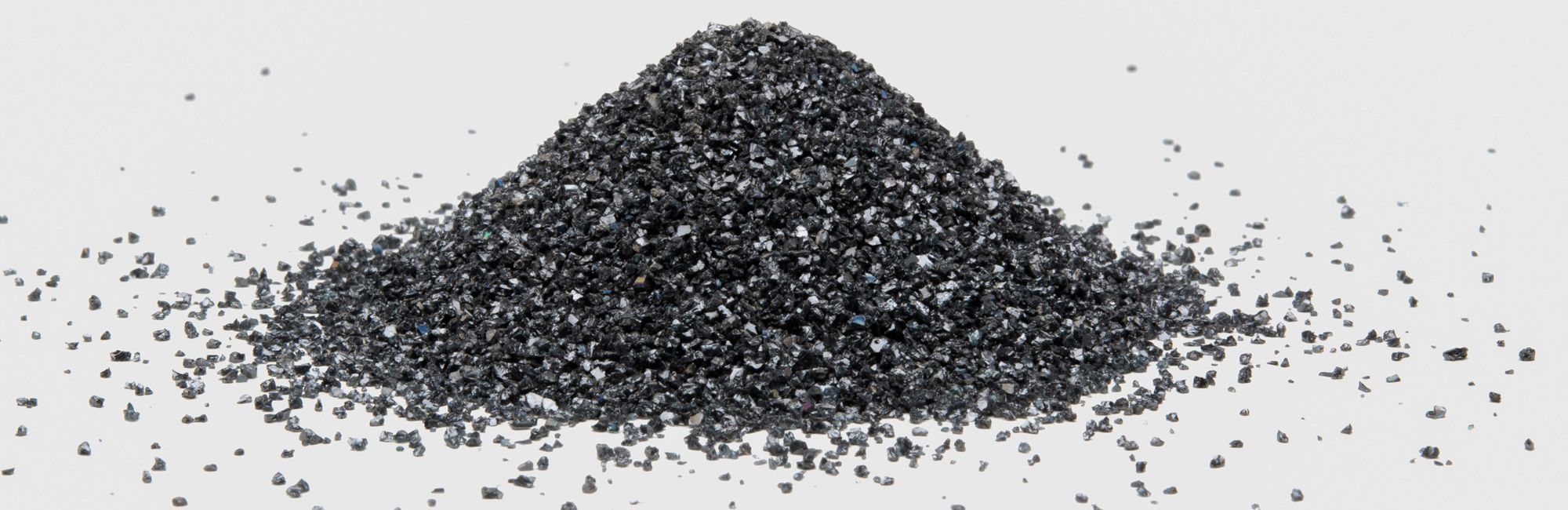 A relevant stock photo of crystalline silicon carbide in a typical setting.