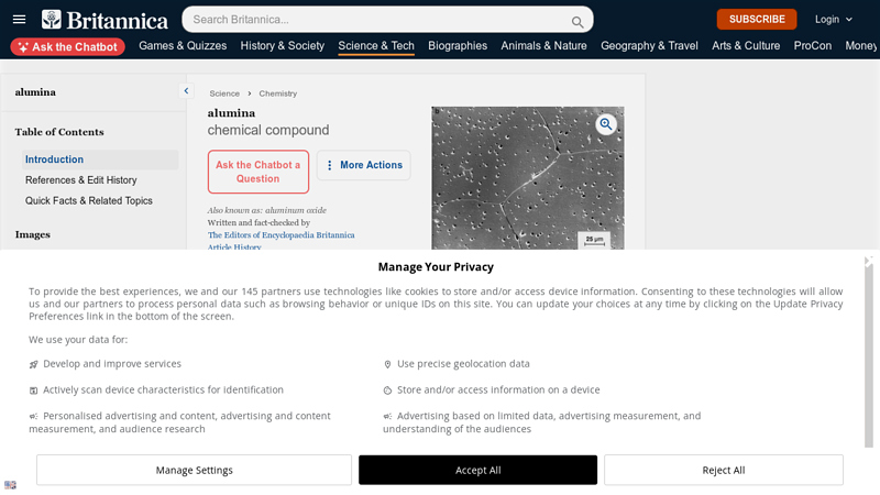 Alumina | Properties, Uses & Production Process - Britannica