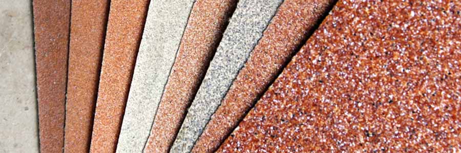 Illustrative example of different types of abrasive paper from Google Search