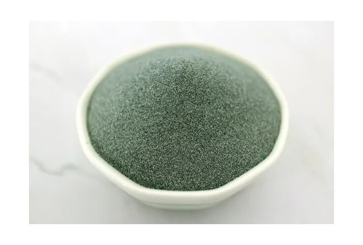 Illustrative example of green silicon carbide