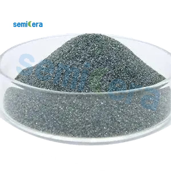 A relevant stock photo of high purity silicon carbide powder in a typical setting.