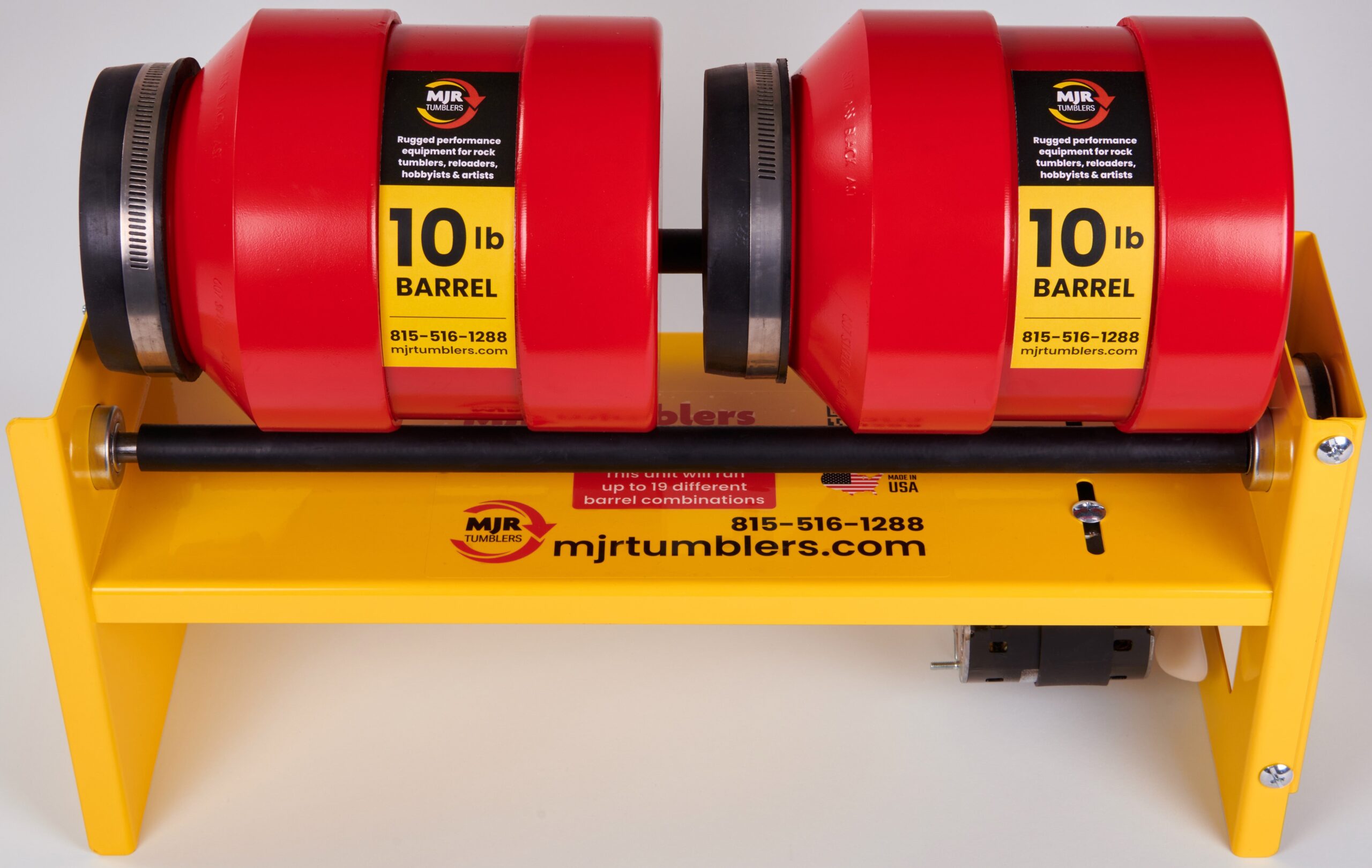 Illustrative example of industrial rock tumblers from Google Search