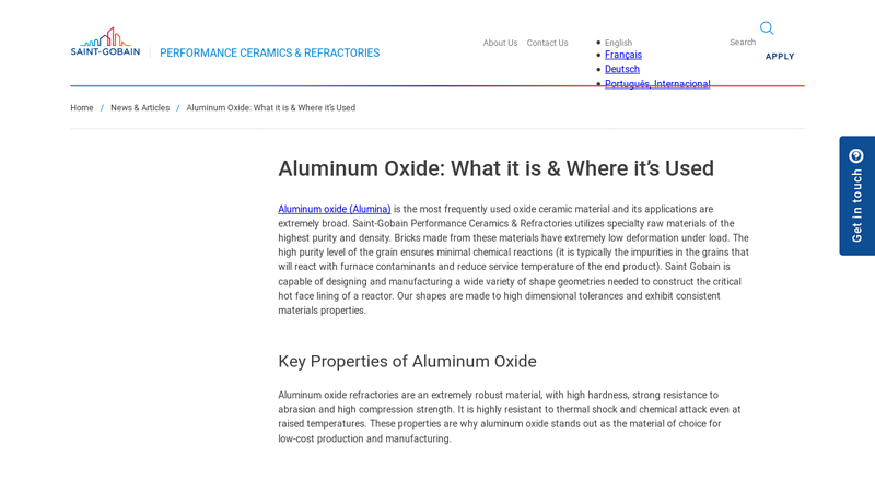 Aluminum Oxide: What it is & Where it's Used