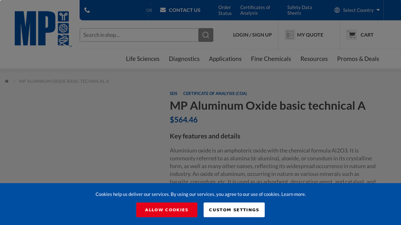 MP Aluminum Oxide Basic