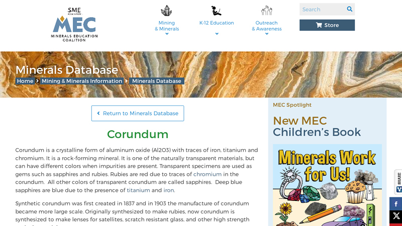 Corundum - Minerals Education Coalition