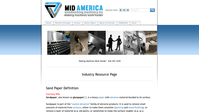 About Us-Resource Page-Sand Paper