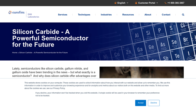 Silicon Carbide - A Powerful Semiconductor for the Future
