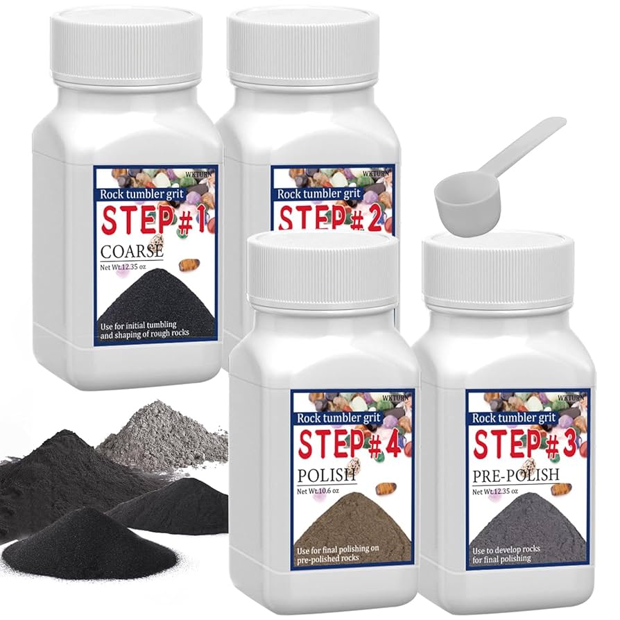 Illustrative example of polishing grit for rock tumblers from Google Search