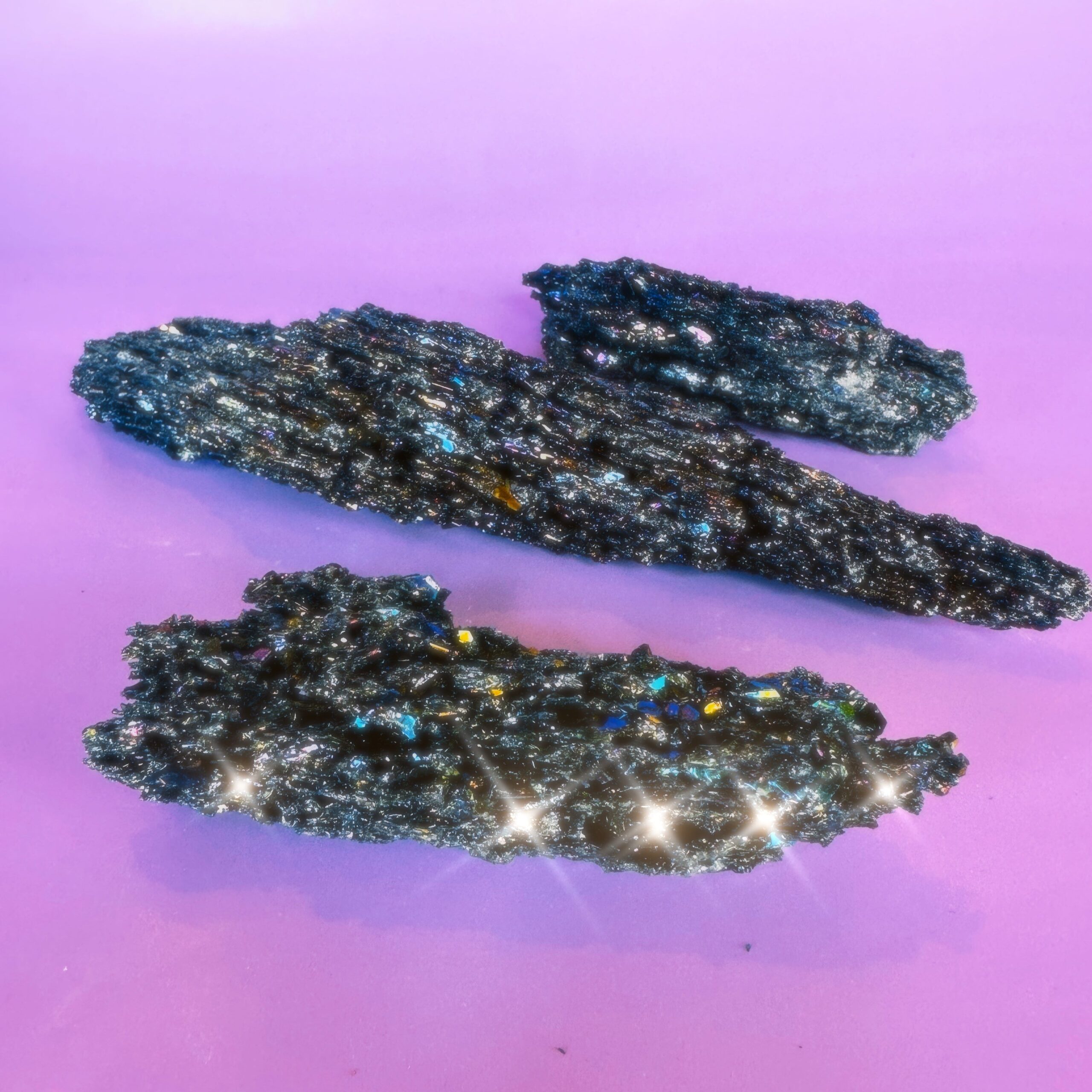 Illustrative example of rainbow carborundum from Google Search