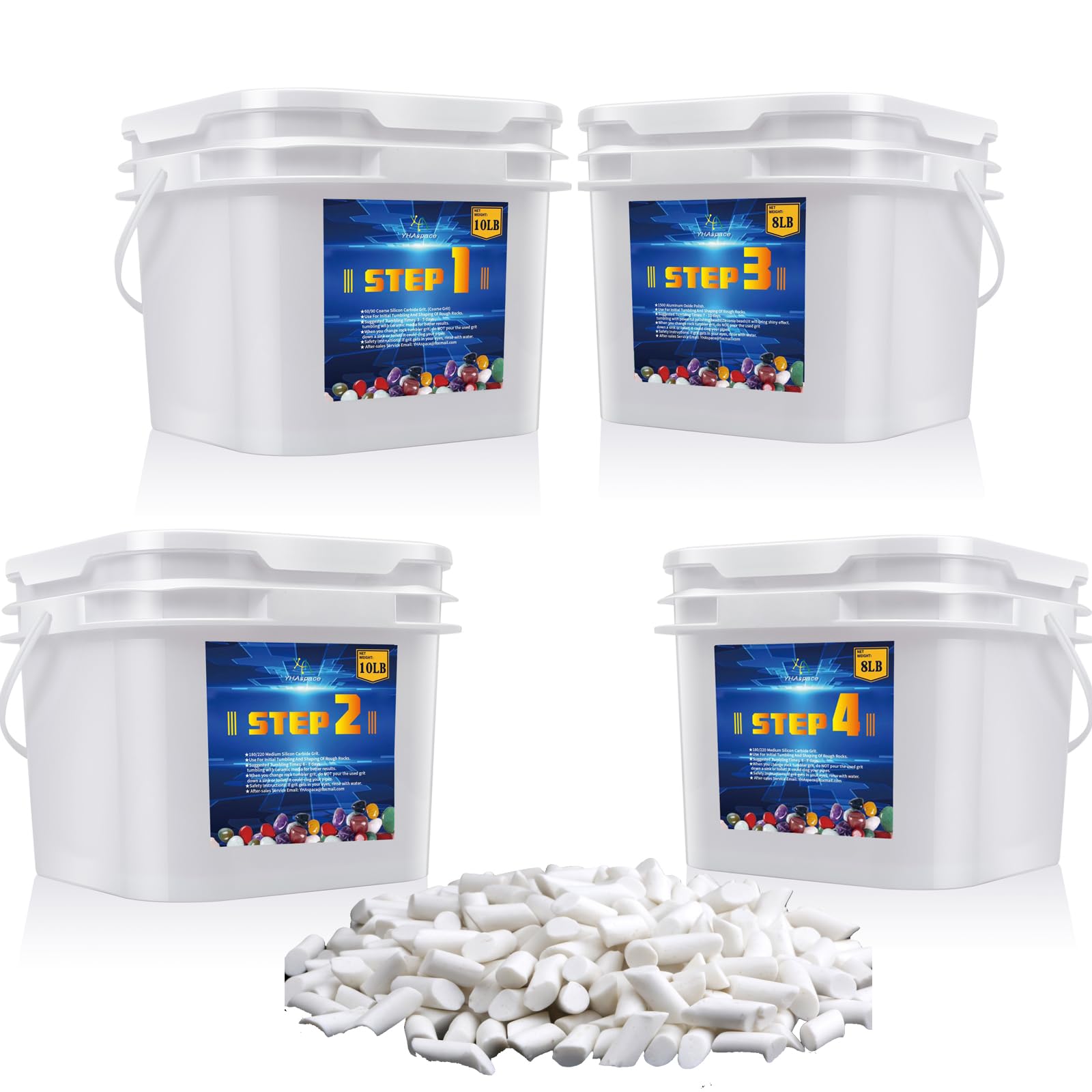 Illustrative example of rock polishing grit bulk from Google Search