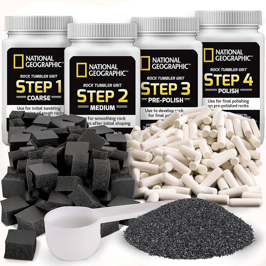 Illustrative example of rock tumbler grit bulk from Google Search