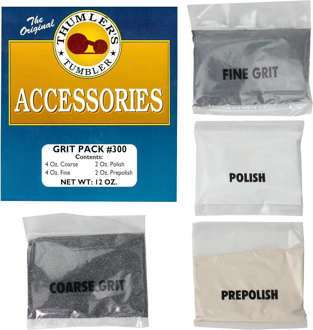 A relevant stock photo of rock tumbling grit substitute in a typical setting.