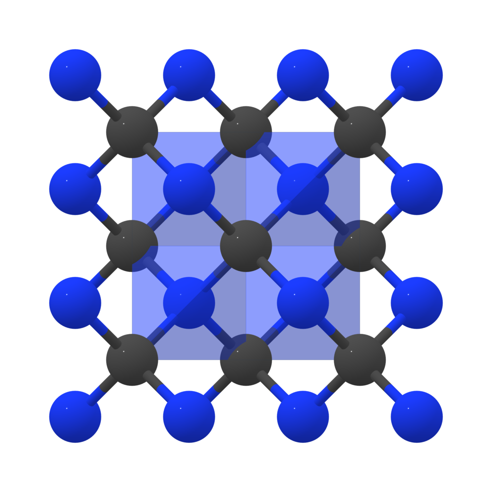 Illustrative example of sic crystal structure from Google Search