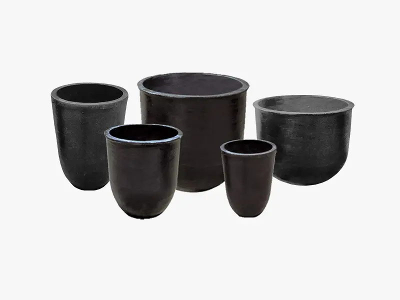 A relevant stock photo of sic graphite crucible in a typical setting.