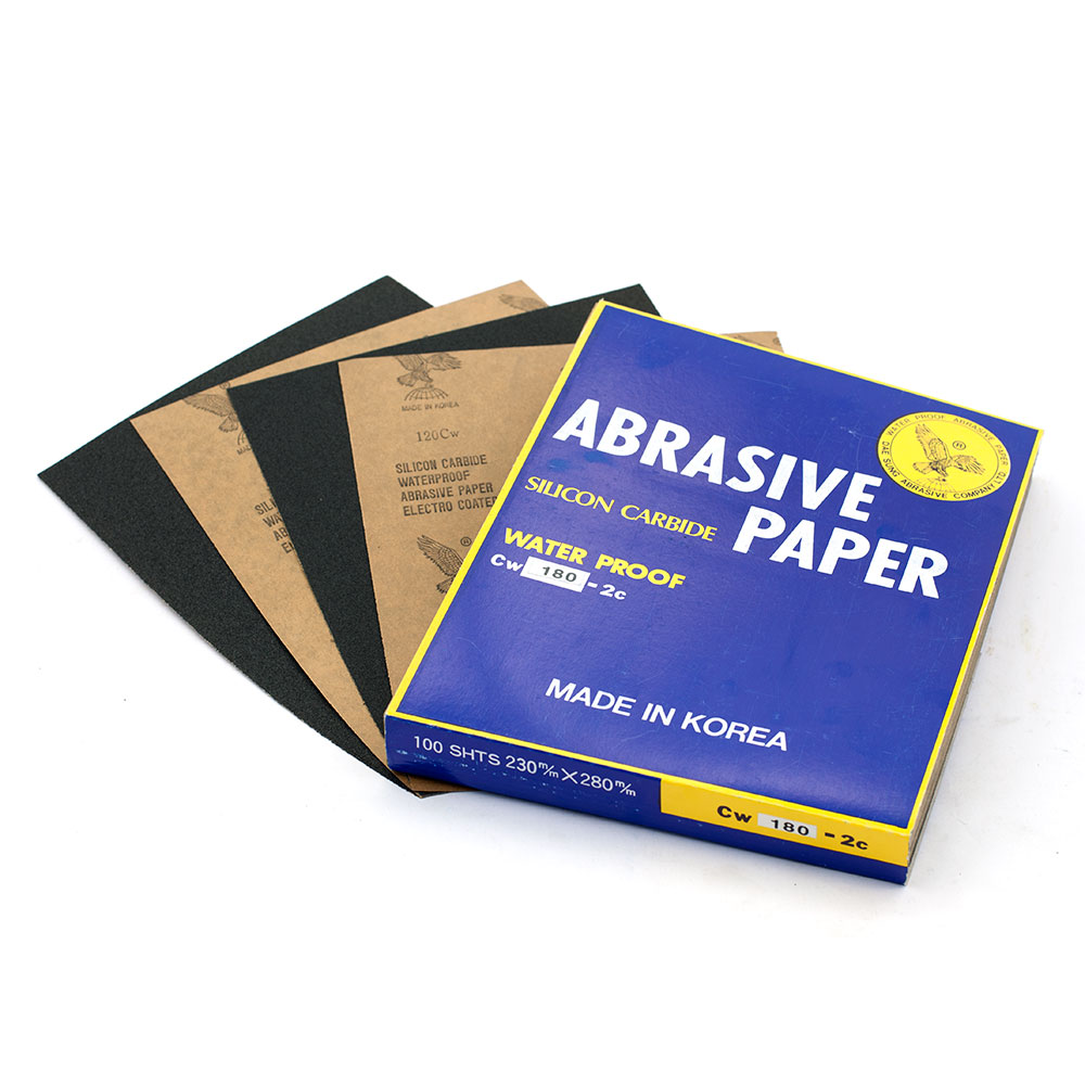 Illustrative example of silicon carbide abrasive paper from Google Search