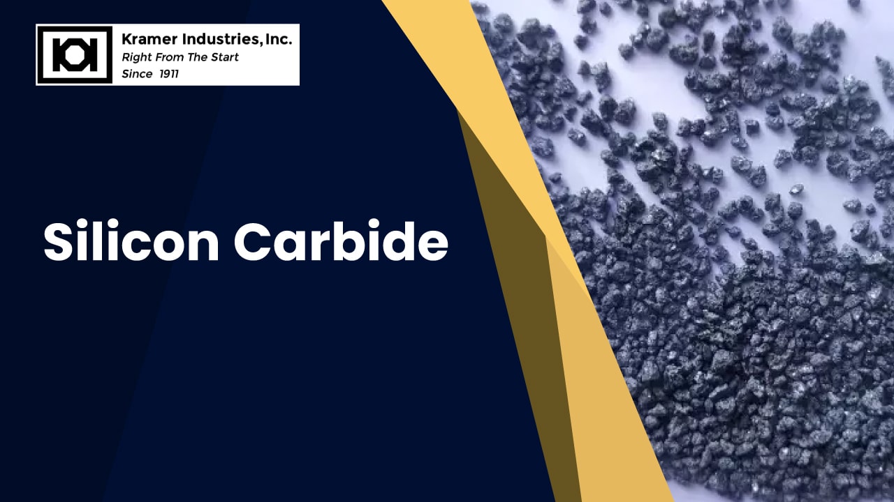 Illustrative example of silicon carbide blasting