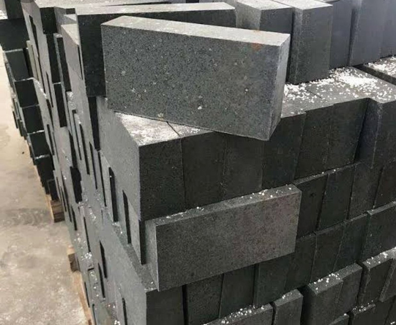 A relevant stock photo of silicon carbide blocks in a typical setting.