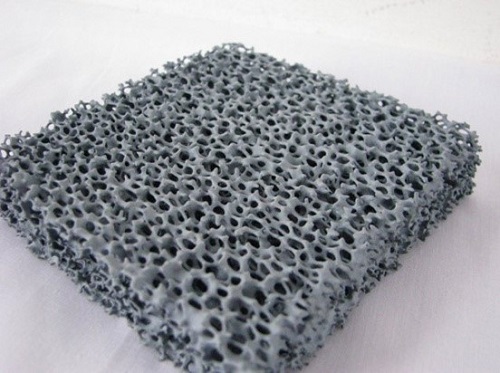 A relevant stock photo of silicon carbide foam in a typical setting.