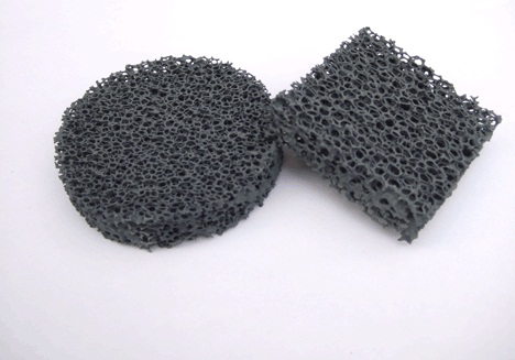 A relevant stock photo of silicon carbide foam in a typical setting.