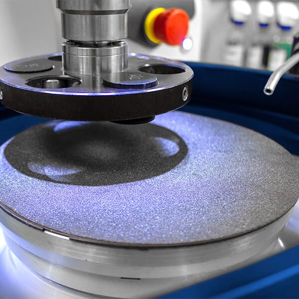 Illustrative example of silicon carbide grinding