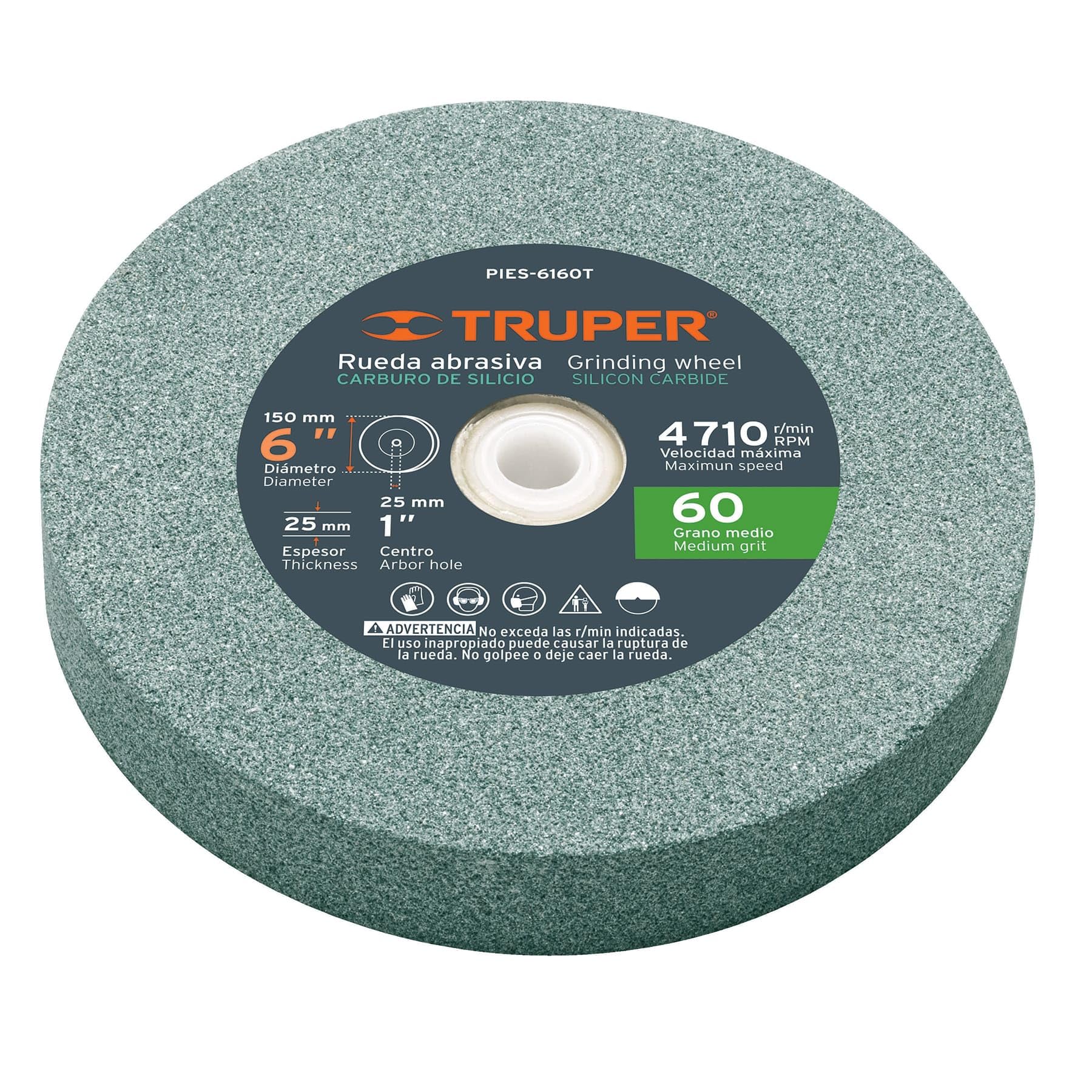 A relevant stock photo of silicon carbide grinding wheel in a typical setting.