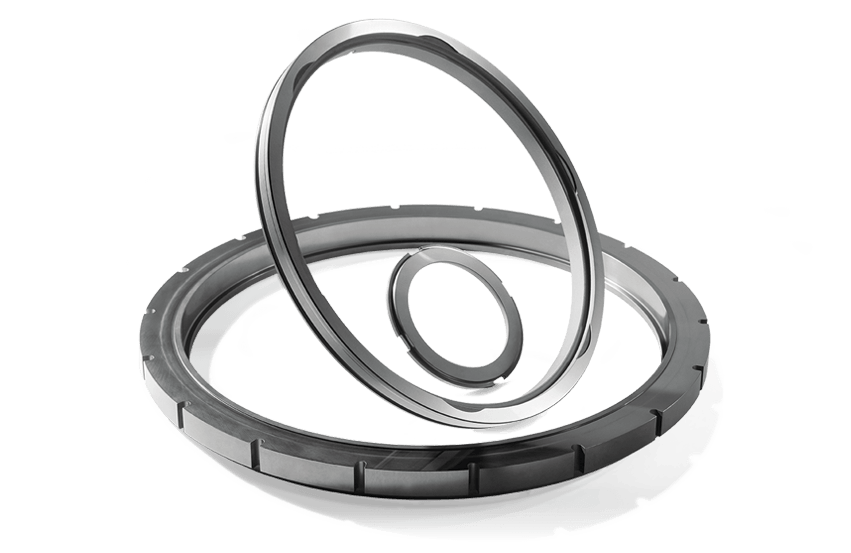 A relevant stock photo of silicon carbide rings in a typical setting.