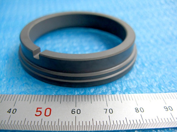 A relevant stock photo of silicon carbide rings in a typical setting.