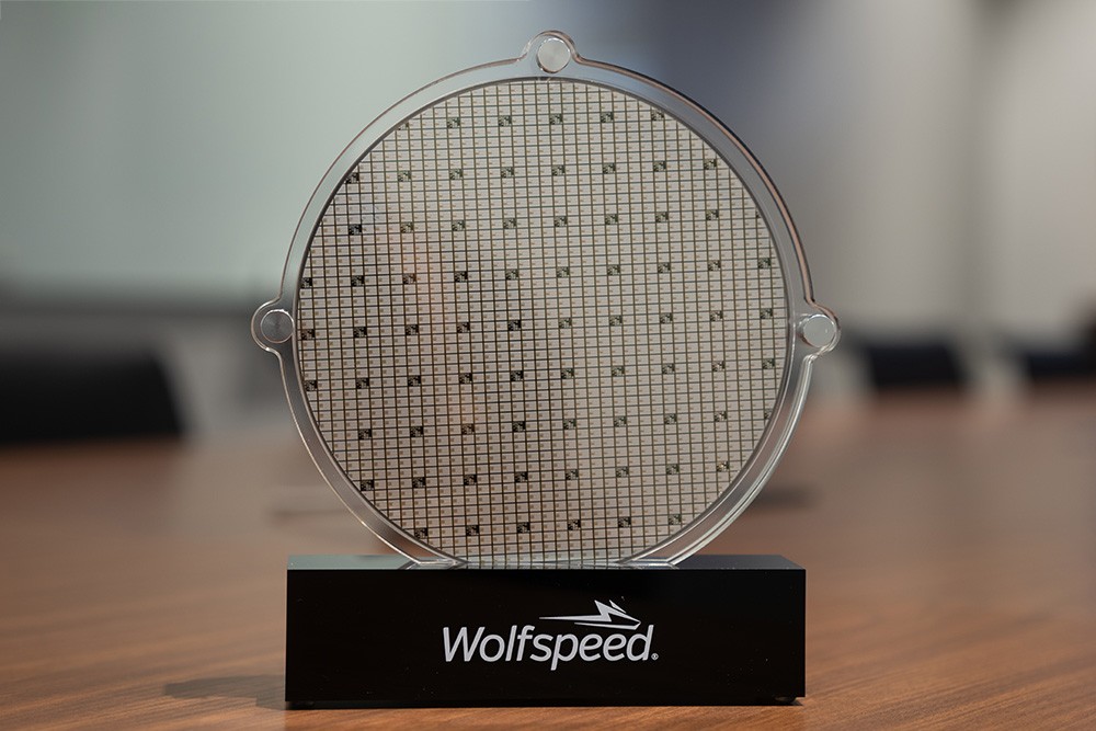 A relevant stock photo of silicon carbide wafers in a typical setting.