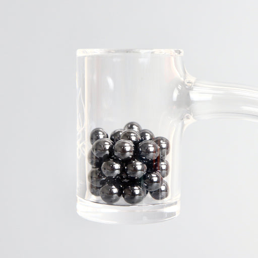 A relevant stock photo of silicone carbide pearls in a typical setting.