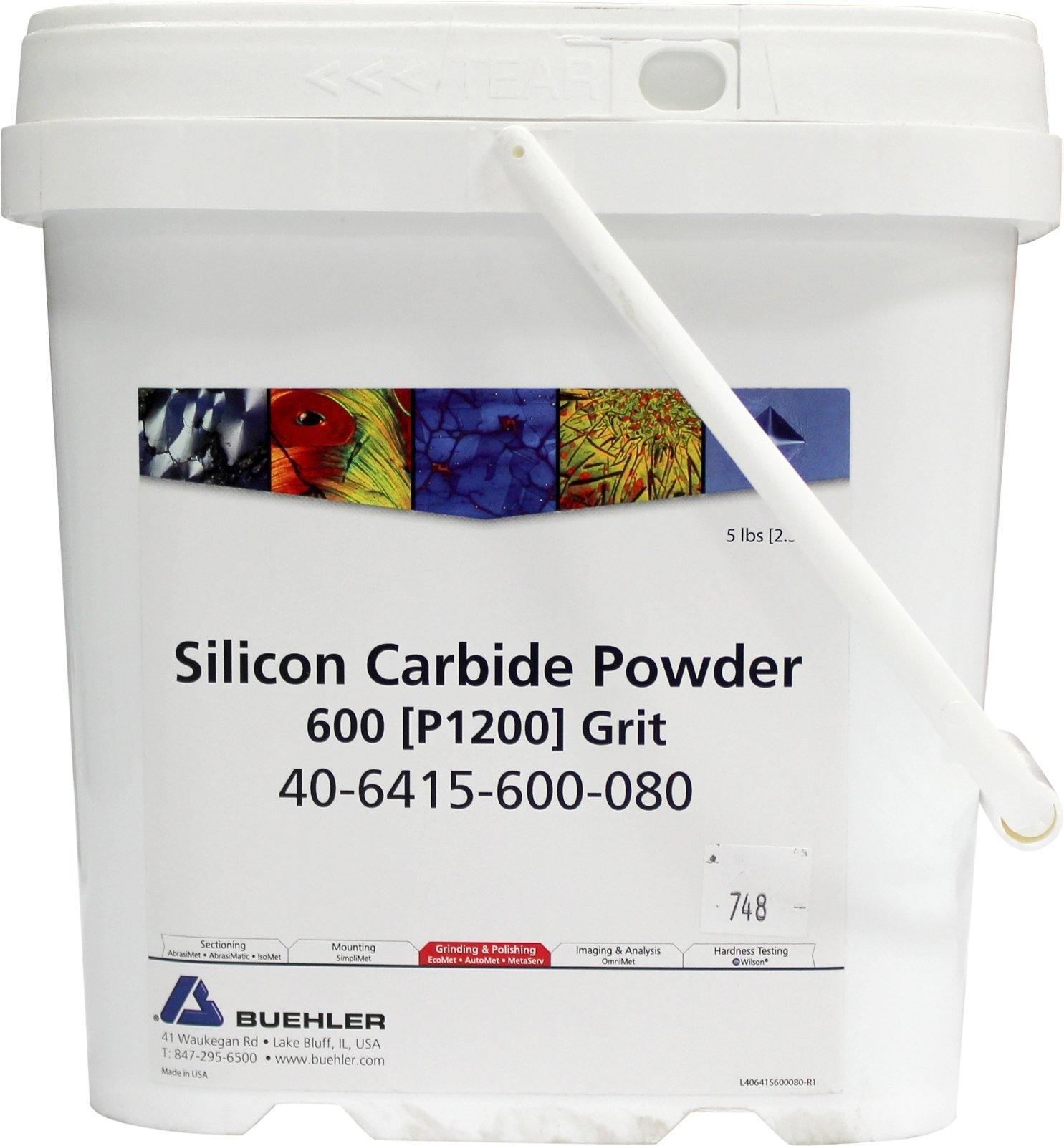 A relevant stock photo of silicone carbide powder in a typical setting.