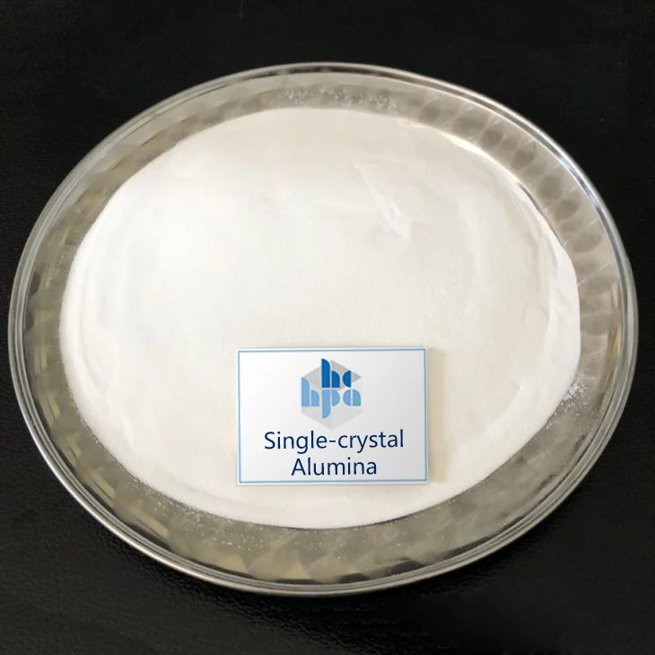 A relevant stock photo of single crystal alumina in a typical setting.