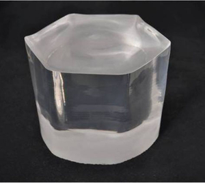 A relevant stock photo of single crystal alumina in a typical setting.