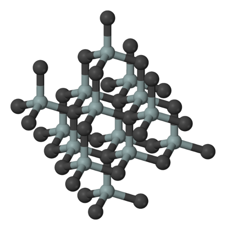 Illustrative example of structure of silicon carbide