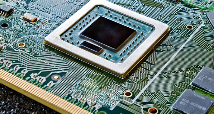 Illustrative example of substrate electronics