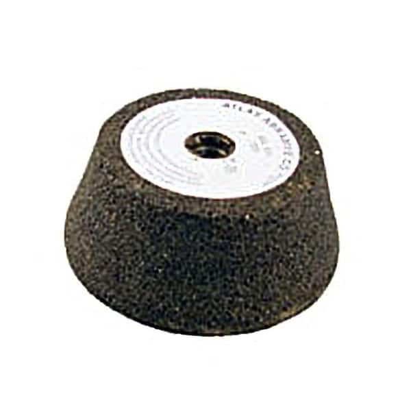 A relevant stock photo of tapered grinding wheel in a typical setting.