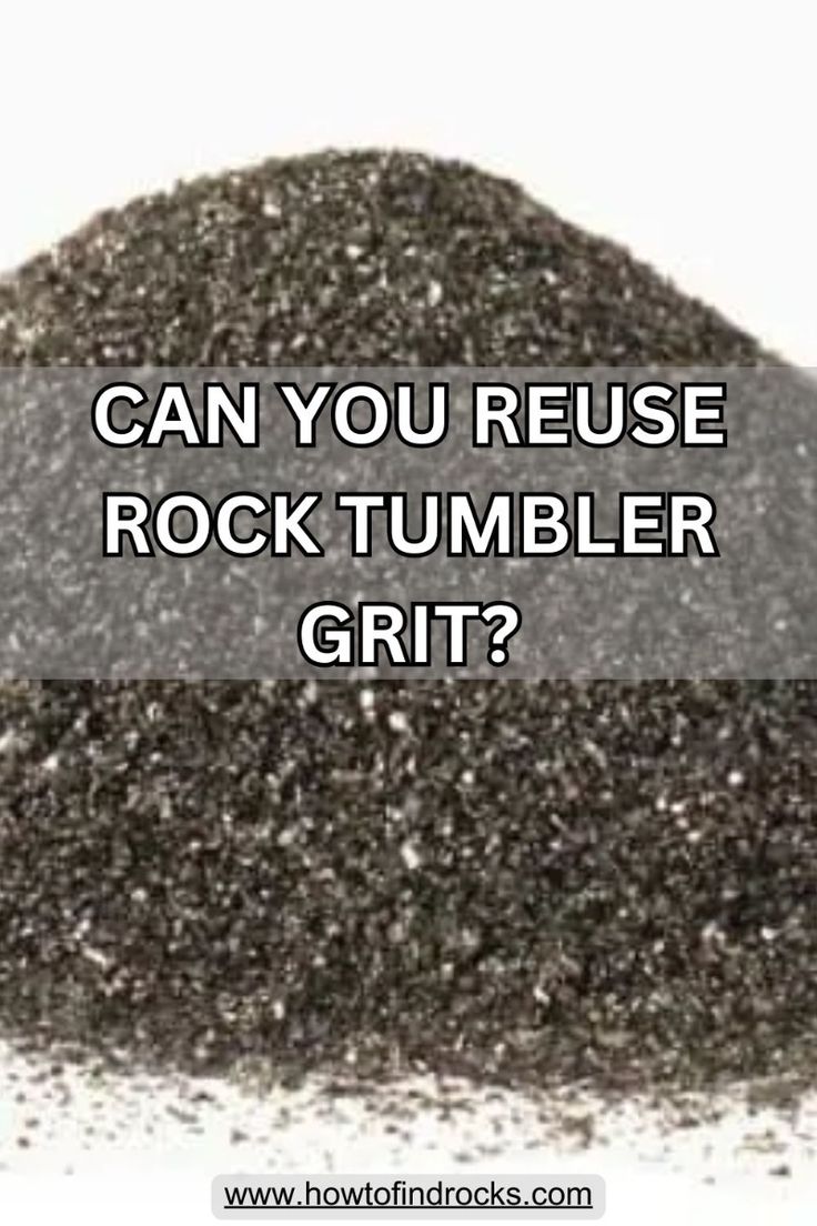 Illustrative image for you reuse rock tumbler grit